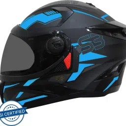 SBH-17 T Full Face Graphic Motorbike Helmet-10
