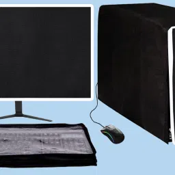 GUTSAV SALES COMPUTER DUST COVER 3 SET 24 INCH for 24 inch MONITER, KEYBOARD, CPU, TV - DESKTOP COVER 3 SET 24 INCH-15