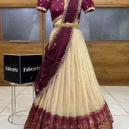 Self Design Semi Stitched Lehenga Choli-picture-13