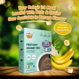 burpease Pratham Aahaar Baby Food Fullfilled With Sprouted Grains And Nuts(Banana) Cereal image 2