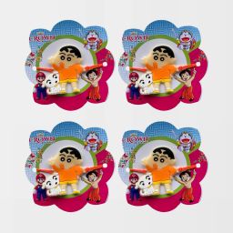 Kids Shinchan and Shiro Rakhi for Kids – Cute Cartoon Rakhi | Soft & Safe | 4 piece | Plastic (PVC) Rakhi Set-image-43