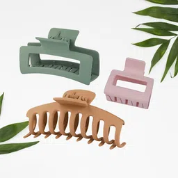FIMBUL Women Set of 3 Claw Clip-45