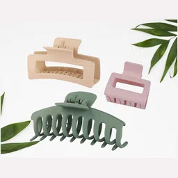 Krelin Women Set Of 3 Claw Clips-38