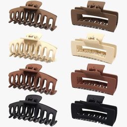 Xivir Set Of 8 Claw Clips-14