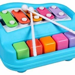 Musical Xylophone and Mini Piano, Non Toxic Plastic, Non-Battery, Yellow-picture-24