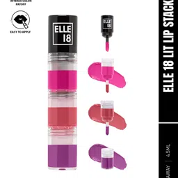 ELLE 18 Lit Lip Stack Matte Finish Lipstick 4.5ml - Getaway-59