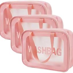 Girls Pink Cosmetic Bag-image-3