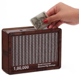 Premium Wooden Money Saving Box for Adults & Kids Coin Bank-image-55