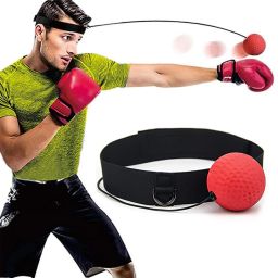 Reflex Ball,Ultimate Reflex Training Equipment Ball with Headband Focus Pad-image-11