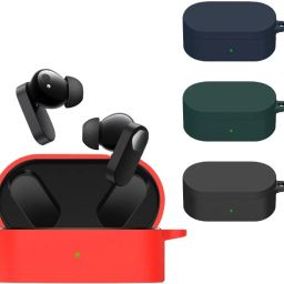 khr Pouch for OnePlus Nord Buds Shockproof Protective Silicon Case Cover (Earphone Not Included) (Blue) image 2