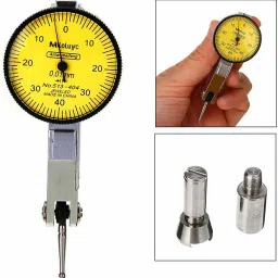 digital craft Accurate Dial Gauge Test Precision Metric with Dovetail Rail Mount 0-40-0 0.01mm Radius Gauge image 2