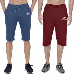 diwazzo Striped Men Three Fourths-picture-38