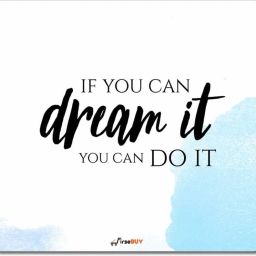 FirseBUY Anti Slip Rubber If You Can Dream It, You Can Do It Mousepads Non Slip Base Mousepad-image-1