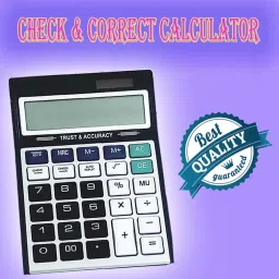 xcvb Dual Power 14 Digit 112 Steps Check Auto Replay Basic Calculator OT-9914N Basic Calculator image 4