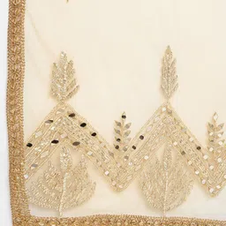 Clora Creation Ethnic Motifs Embroidered Net Dupatta image 2