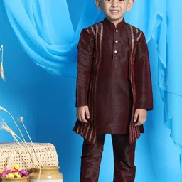JBN Creation Boys Ethnic Motifs Printed Kurta with Pyjamas-54