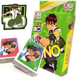 Premium Quality UNO Ben 10 Playing Cards Game for kids and family Fun Game-15