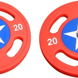 40 kg ( 20KGx2 ) Premium Red Weight Plate Home Gym Combo-34