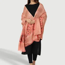 SWI Stylish Woven Design Striped Jamawar Shawl-picture-47