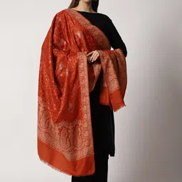 SWI Stylish Floral Embroidered Shawl-image-30
