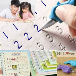 New Smart Learning Magic book Set Practical Writing Tool (4 Books + 5 Refill)-2