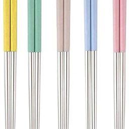 Eating, Training, Decorative, Cooking, Chewing Stainless Steel, Plastic Chinese Chopstick-image-58
