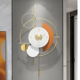 creator handicrafts Abstract Metal Wall Clock-picture-0