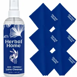 Herbal Home Lens Cleaner 100 Ml For Glasses, Screens and 6 Cloth Lens Cleaner-image-79