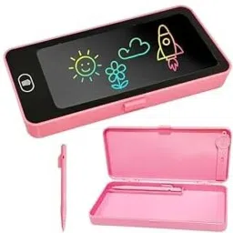 LCD WritingTablet with Pencil box/ Drawing Board / slate for kid - DIGITAL ERASABLE WRITING TABLET, INBUILD PENCIL BOX Art Plastic Pencil Box-16