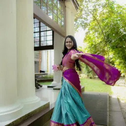Solid Semi Stitched Lehenga Choli-image-79