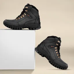 bacca bucci RIDGE Boots For All Day Wear, Biking & Fashion -Genuine Leather, Water Resistant Boots For Men-picture-19