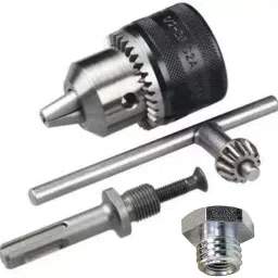 DC034 Drill Bits Drill Chuck for Angle Grinder / Drill Machine / Rotary Hammer With Converter Nut SDS Adaptor Key Set Female 1/2" 20 Unf 13mm-image-92