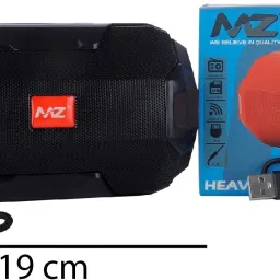 MZ 206 (PORTABLE BLUETOOTH SPEAKER) Dynamic Thunder Sound With High Bass, Mobile Stand, Built-In Torch 10 W Bluetooth Speaker image 4