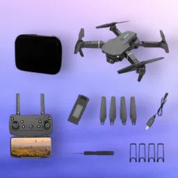 E8 WiFi Camera Remote Control 360 Flip Stunt Drone 2 Batteries_32 Drone-11