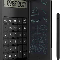 Desk Calculator with Notepad, Blue Light-Free LCD, Black Desk Calculator with Notepad, Blue Light-Free LCD, Black Scientific Calculator-14