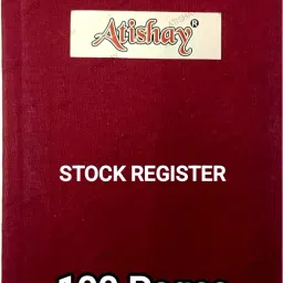 ATISHAY Stock Register - 34 x 21 CM -Full Canvas Binding - 100 Pages Stock Register - 34 x 21 CM -Full Canvas Binding - 100 Pages 1-Part Stock Register-image-62