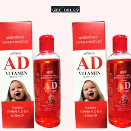 AD baby Massage Olive Oil (Pack of 2 x 100 ml)-1