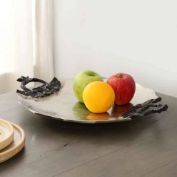 de maison decor Midas Silver Round Tray-picture-42