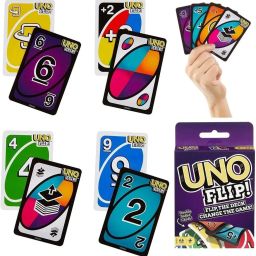 UNO FLIP CARD GAME PARTY FUN GAME (112 CARDS)-image-0
