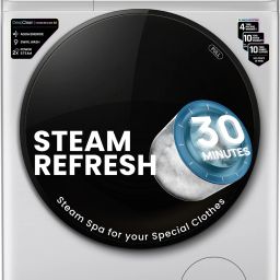 7 kg 5 Star with Steam Refresh program, 9 Swirl Wash, Eco Inverter, Powered by AI with Wifi Fully Automatic Front Load with In-built Heater Silver-27