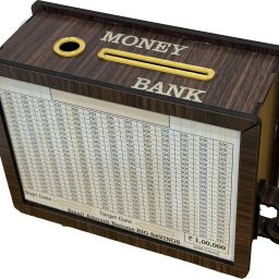 8/6 Inch Money saving box|4 sticker & black marker FREE, 100000 saving piggybank Coin Bank-image-9