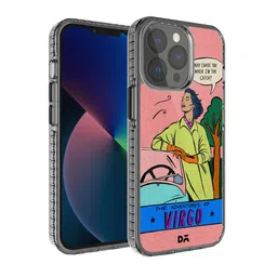 DailyObjects Pink & Green Printed Virgo Stride 2.0 iPhone 13 Pro Max Phone Back Case-4