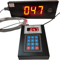 3-digit Token Display System with Tamil voice announcement; 5 m cable Indoor PA System-35