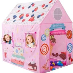 Jumbo Size Happy Birthday Kids Play Tent toys House for Girls and Boys (Pink)-image-25