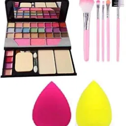 COMBO PACK OF 3 5 MAKEUP BRUSH+TYA+2PUFF-18