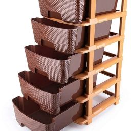 5 Layer Plastic Modular Drawer System Multipurpose chest of Organizer Drawer Divider-image-86