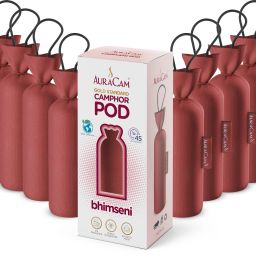 Camphor Bhimseni Pod Air Freshener, Long Lasting Original Freshener for Room Potpourri-image-69