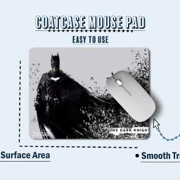 COATCASE MPB-27 Dc Comic Batman Printed Rubber Base with Anti Skid Feature for Computer and Laptop Designer Gaming Mouse pad Mousepad image 3