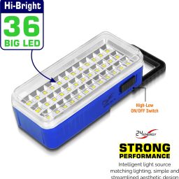 24 energy Home Emergency Light with Extra Backup Chargeable Light 6 hrs Flood Lamp Emergency Light image 3