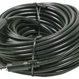 TECHON TV-out Cable 3.5MM Male To Female AUX Audio Stereo Cable Auxiliary Extension Cable (Black, For Computer, 5 m)-9